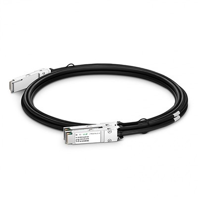 200G QSFP56 dan 2 × 100g QSFP56 passiv to'g'ridan-to'g'ri biriktirilgan mis kabel (DAC), 1. 5-3 m